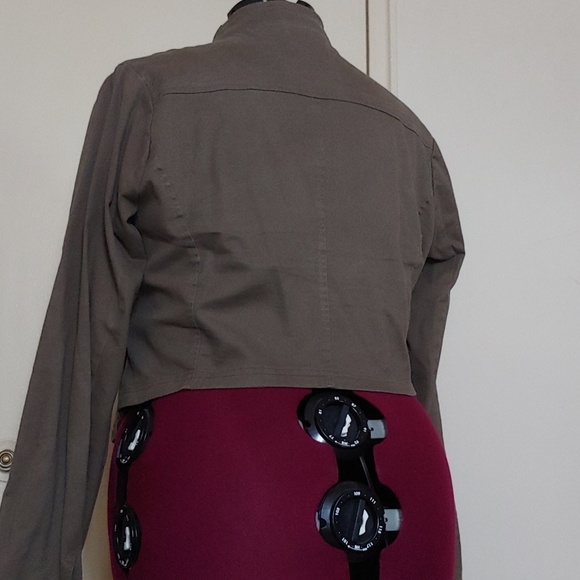 Torrid 2 light khaki green jacket - Picture 2 of 6